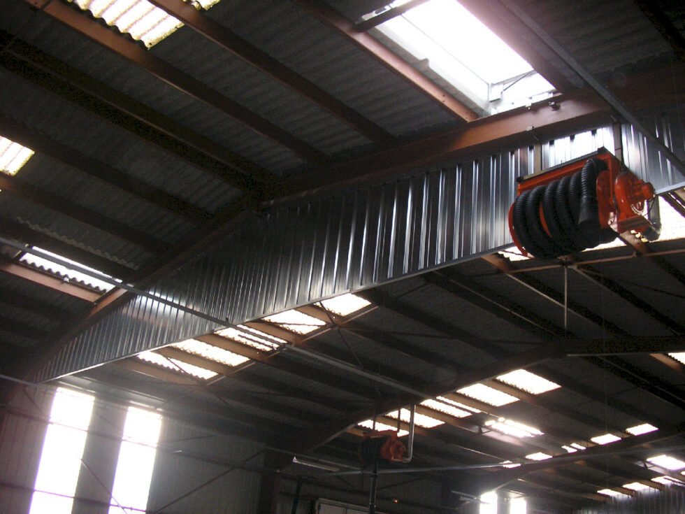 écran de cantonnement en tôle galvanisée sur site décheterie 89 auxerre