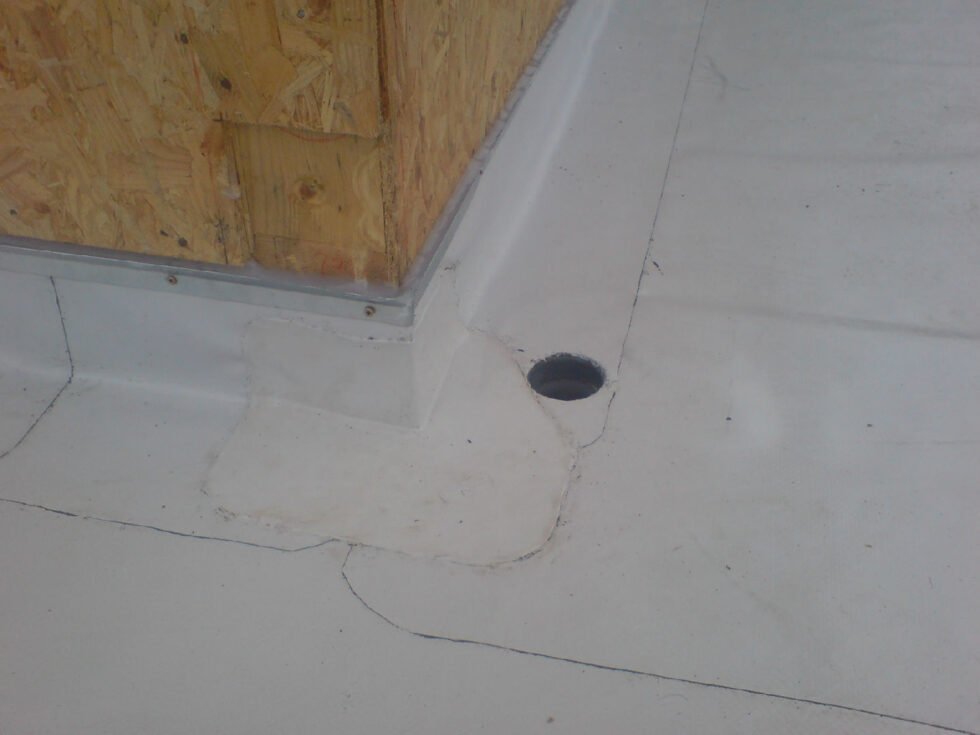 naissance d'eau pluviale gravitaire sur PVC Lyon 69