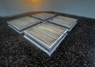 Avant travaux remplacement de capot polycarbonate sur une école primaire à craponne 69