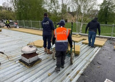 Mise en place isolant