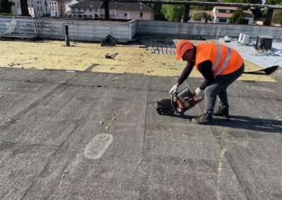 Démontage ancienne isolation