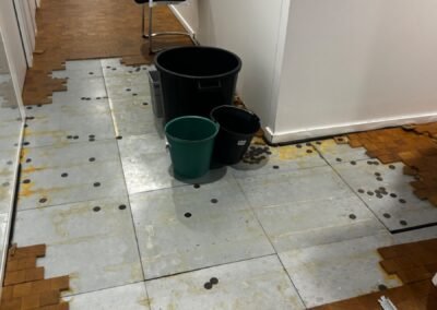 Prosol chaponnay dégâts fuite réseau siphoide dans bureaux