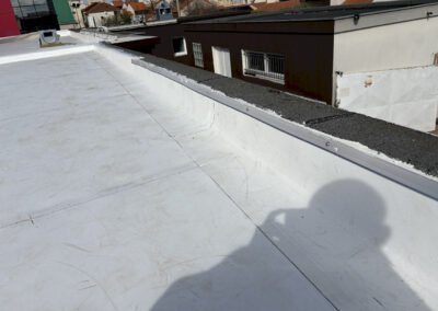 bande de serrage membrane TPO avant couvertines