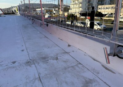 étanchéité TPO blanche côté ouest après