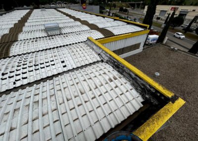 Toiture voutée qui fuit