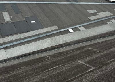 Etancheite caniveau pax aluminium avant reprise