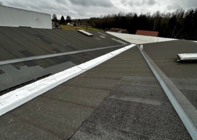 Etancheite caniveau pax aluminium vue d ensemble apres